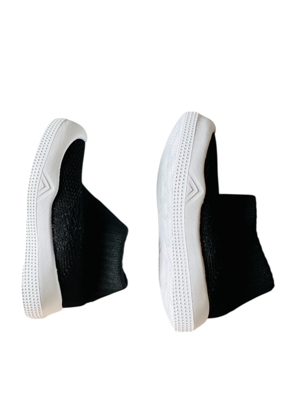 Black Slip-On Toddler Sock Shoes 7-8 Ages 1-3 NEW! - Picture 5 of 8
